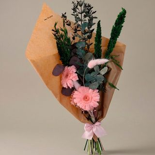 Ramo Preservado Gerberas Rosas