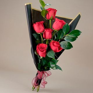Ramo 6 Rosas Rojas Clásico