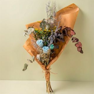 Ramo Preservado Celeste Sereno