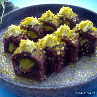 Rollo de arroz negro (8uds)