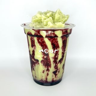 Blueberry MAtcha Frappe (XL)