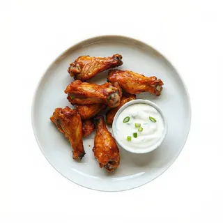 Alitas garlic rub (6 pzs.)