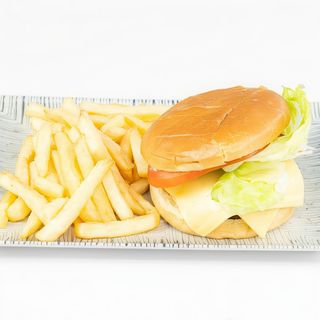 Menú Hamburguesa Con Queso