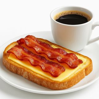 Menú Desayuno Pitufo de Bacon & Queso