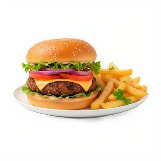 Hamburguesa De Vegetal