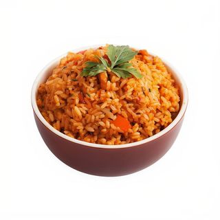 Arroz Con Salsa Encebollada