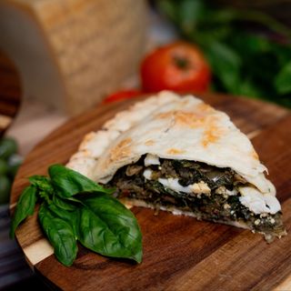 Porción de tarta pascualina