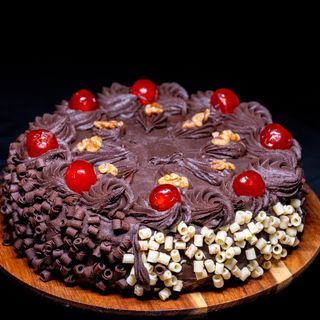 Tarta de vainilla y dulce de leche (porción)