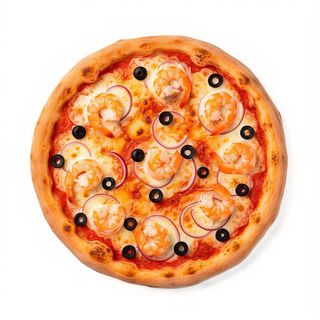 Pizza De Gamba Mediana