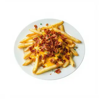 Patatas con bacon y cheddar (ración)