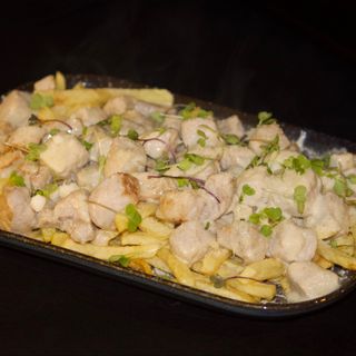 Raxo de queso parmesano