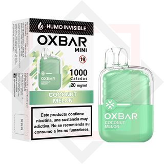 Vaper Oxbar Mini Sin Humo 1000 Caladas Melon de Coco