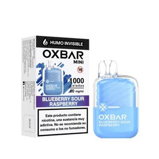 Vaper Oxbar Mini Sin Humo 1000 Caladas Arándanos y Frambuesa