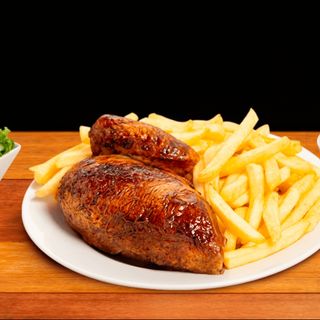 1/4 de pollo a la brasa