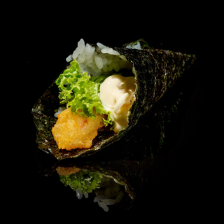 Temaki de gamba frita