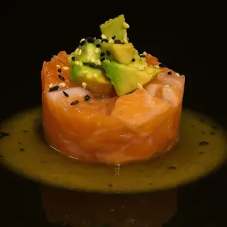 Tartar de salmón