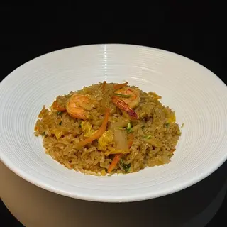 Arroz Frito con Gambas
