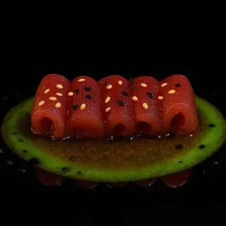 Carpaccio de atún (4 pzs.)