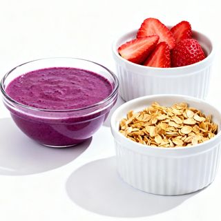 Crea tu açai pequeño.