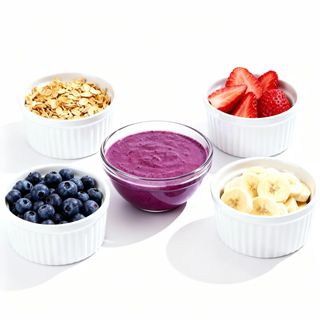 Crea tu açai mediano.