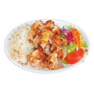 Plato Döner Kebab con Arroz 