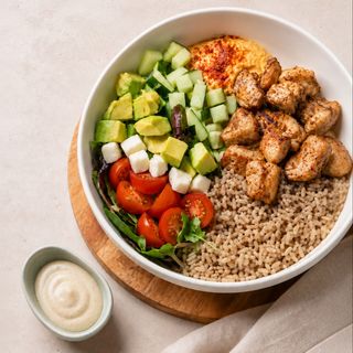 Menú harvard de pollo