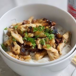 Bowl pollo almendras