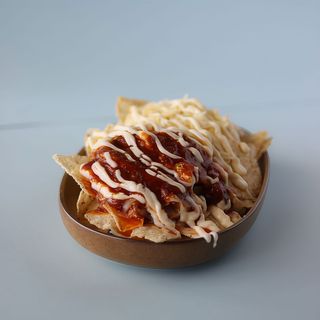 Nachos Con Guacamole