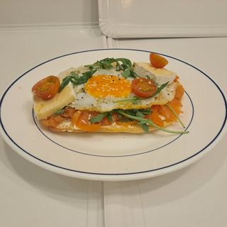 Focaccia de Samon, Huevo&Brie