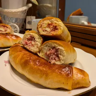 Tekeños caseros rellenos de nutella 1 uni