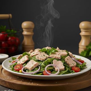 Ensalada de Atún con Cebolla 