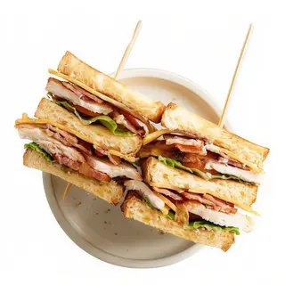 Sándwich De Bacon Y Pollo