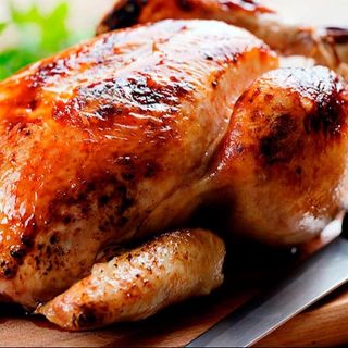 Pollo asado con patatas