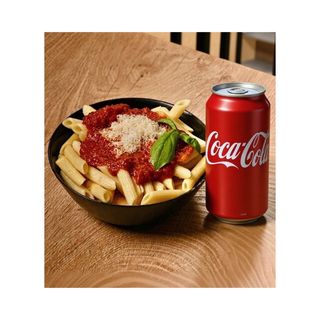 Menú pasta con bebida