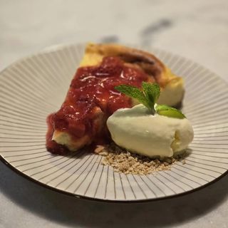 Pastís de formatge gorgonzola