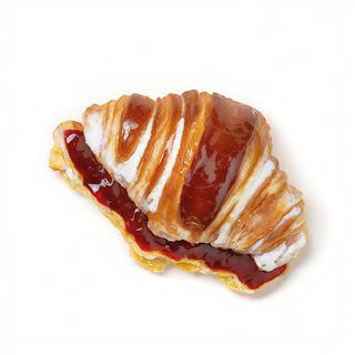 Croissant De Mermelada De Fresa