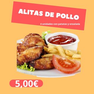 Alitas de pollo