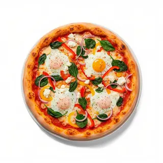 Pizza De Espinacas 25 Cm.