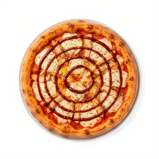 Pizza De Pollo 33 Cm.
