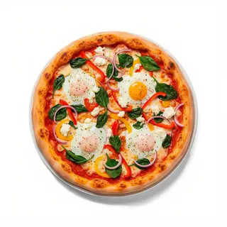 Pizza De Espinacas 43 Cm.