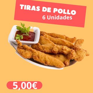 Tiras de pollo