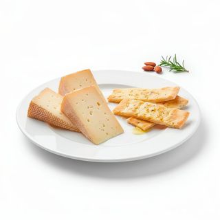 Queso Curado Oveja D.O. Manchego Artesano Con Pan De Coca