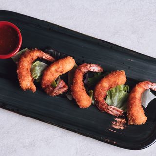 Langostinos rebozados