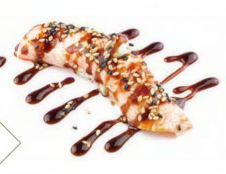 Nigiri sake flambeado 4pzs.