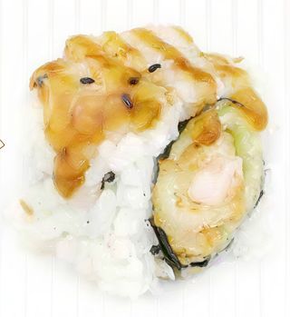 Uramaki ebi tempura 8pzs.