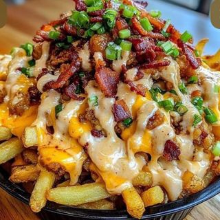 Patatas Queso Y Bacon