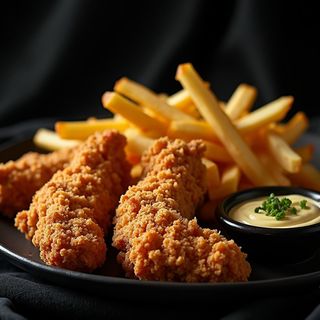 Chicken Tenders with French Fries