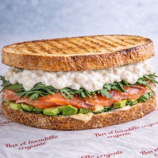 Bocadillo de salmon