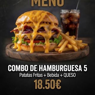 Hamburguesa de carne angus