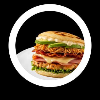 Arepa Burguer de Pollo